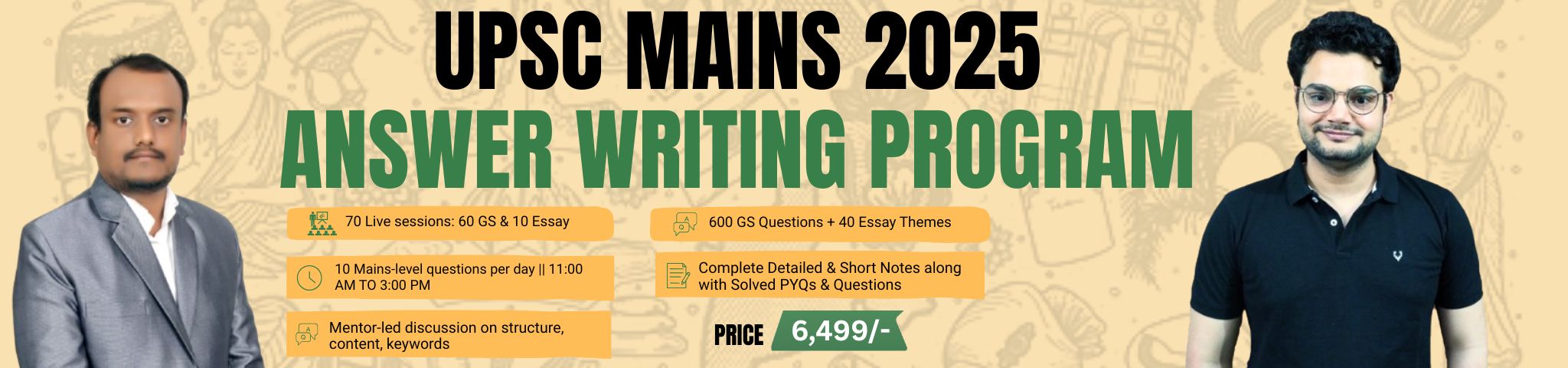 UPSC Mains 2025 Answer Writing PROGRAM
